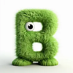 立体字母创意字母素材图片AI图