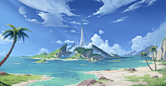 游艺创世采集到Q_Q版场景