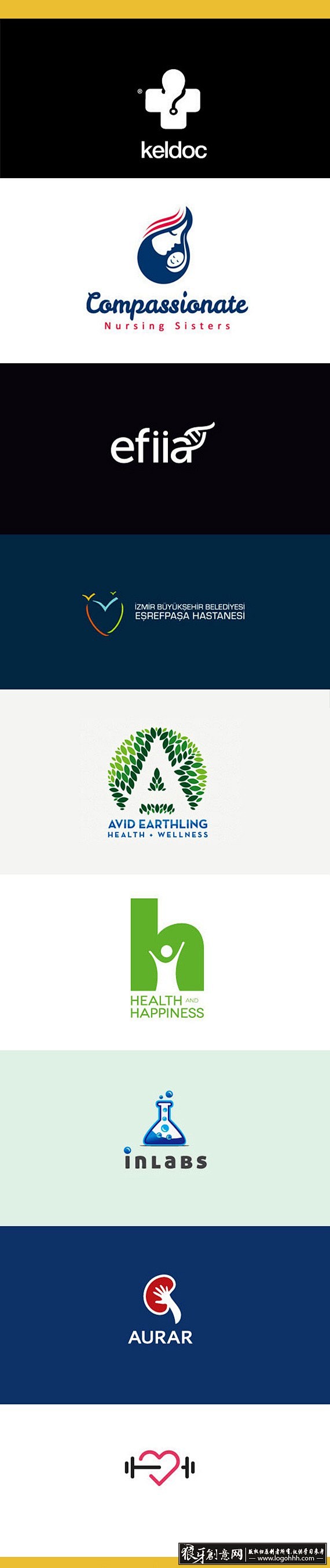 标志logo 医疗行业LOGO设计灵感 ...
