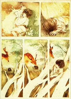 生命不过一瞬,那么,我就爱你那一瞬。一一《镜·织梦者》kface님의 작품 宣纸彩墨手绘_恩赞De阿卡娜色擦_新浪轻博客_Qing