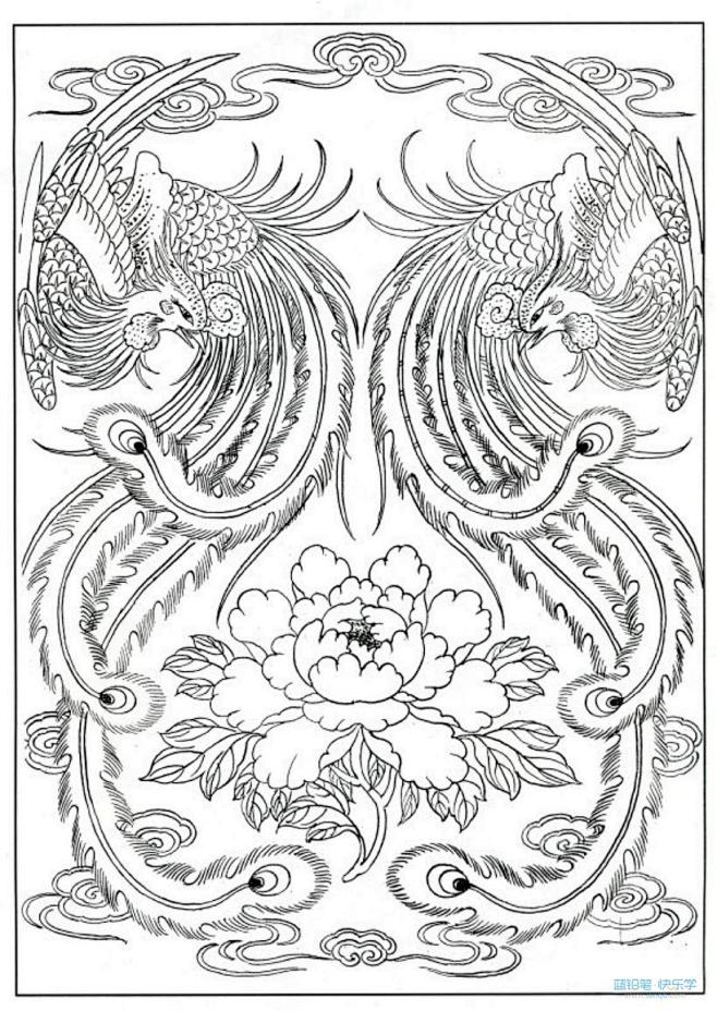 古风插画经典服饰纹样及其应用（禽•兽篇）...