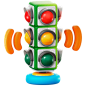 Smart Traffic Light  3D Icon