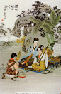 仕女图,工笔,国画,当代工笔,当代艺术,名家仕女,雅致工笔