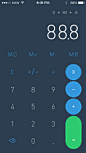 http://hexingxing.cn/   Calc-inputed 扁平化计算器APP UI设计
