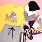 #Fresh news#日本胖网红—渡边直美的品牌PUNYUS,这样的色彩看了就让人心情好好~