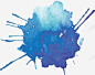 蓝色水彩泼墨墨点矢量图 免费下载 页面网页 平面电商 创意素材
