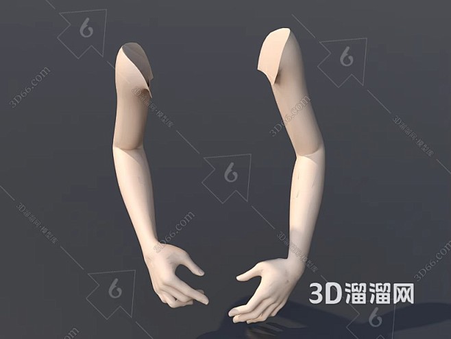 现代 人手模特3D模型