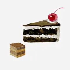 手绘插画巧克力甜品高清素材 可可 巧克力 巧克力甜品 甜品 甜食 食物 免抠png 设计图片 免费下载