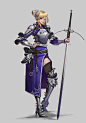 Two hand sword Knight, HyoUn Moon