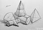 结构素描-几何形体组合（10）