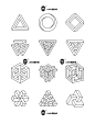 灵感采集◽️99个矛盾空间几何体字母图形分享