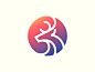 Deer line animal deer symbol mark logo