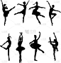 芭蕾舞者-矢量