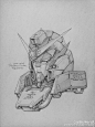 #域奇作品# 新画《Gundam SEED》ZGMF-X13A，Providence Gundam，神意高达，造型大改，霸气的boss机～20160710完成，约7小时，BOOK7第一张~ A4纸+自动铅笔+从不临摹，其他高达手绘: O域奇的手绘作品的专辑 - 微相册
