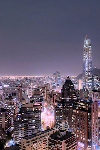 繁华璀璨城市夜景风光手机壁纸 640x9...