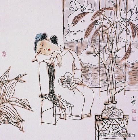 王小晖国画人物作品选