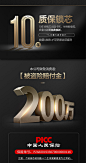 售后质保黑金海报
