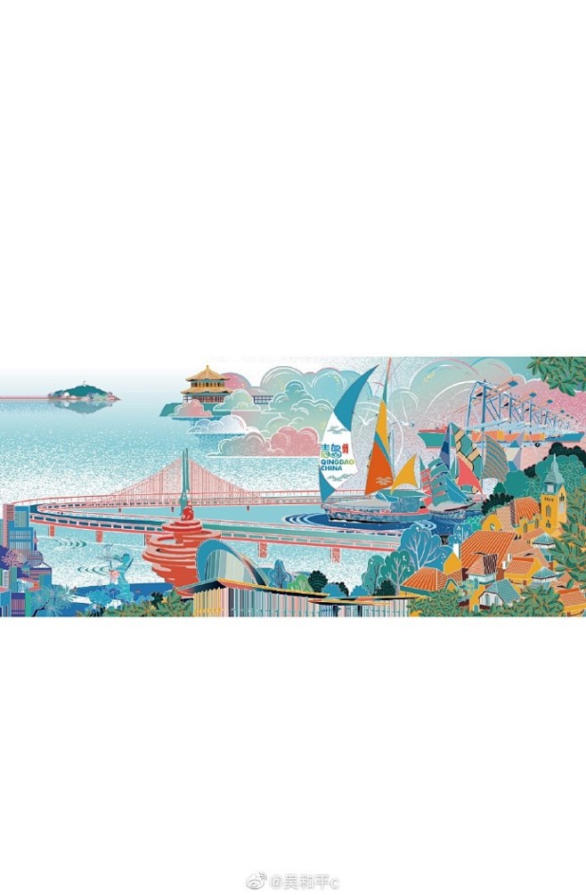 青岛宣传部插画
除了之前在China D...