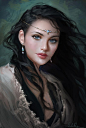 Princess Lauralye by...@维维小站采集到绘画-CG-头像(763图)_花瓣插画