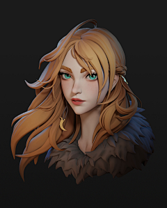 H•In❤采集到zbrush_风格化卡通角色