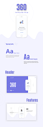 Themeunix: 360 Landing Page on Behance