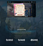 game ui UI/UX game game design  Game Art ui design uiux Figma user interface video game