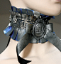 spooky_royal_dusty_patina_choker_i_by_pinkabsinthe-d5y3btb