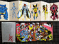 The X-Men (accordion zine) : Cute and Colorful mutants dressed up in their iconic 90's look. The wraparound cover is a throwback to Jim Lee's classic X-Men #1 cover.Featuring Professor X, Cyclops, Jean Grey, Archangel, Beast, Iceman, Storm, Wolverine, Rog