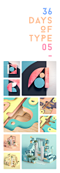 36 DAYS OF TYPE 05 on Behance