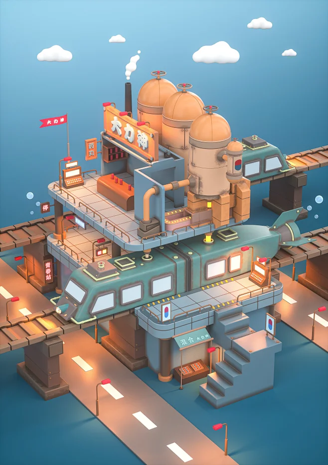 场景 项目 | Behance 上的照片、视频、徽标、插图和品牌-花瓣网