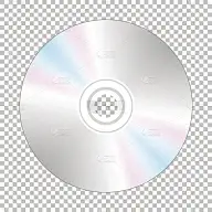 现实的cd盘背面。