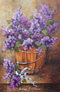 lilac painting