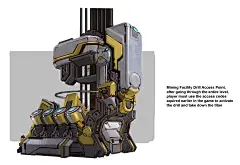 Machine Core - Mining Facility, Kenny Vo : Mining Facility -Workers private living quarters.

Before Game, miners come here for rest and leisure time.
Quick Build time, Building is modular to match the Duties of the worker living there

During Game, findi