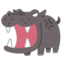 河马手绘 卡通 插画 免扣 素材 手绘 png18