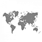 灰色的世界地图免费矢量