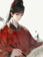 红衣古风男 - 小红书