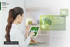 13款人工智能未来科技指纹认证投影科学技术数据化合成海报PSD素材 设计模板 