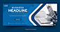 Corporate business facebook cover Premium Vector