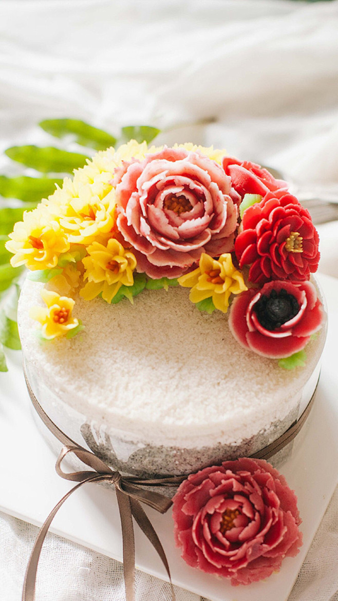 鲜花蛋糕