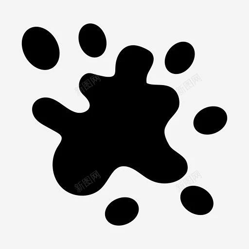 污渍颜色污点 标志 UI图标 设计图片 免费下载 页面网页 平面电商 创意素材-花瓣网