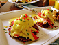 Lobster Eggs Benedict With Crispy Potato Pancakes & Bearnaise Sauce