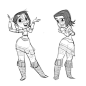 Character Designs do filme Maya and the Three, por Carlos Luzzi – THECAB
