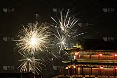 中国滦州古城夜景