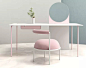 ZEN TABLE 家具--- 开启了一个白粉色的世界~