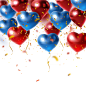 卡通气球生日派对活动氛围装饰手绘元素图案插画图片 (2)
