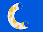 C lettering dribbble animated gif illustration