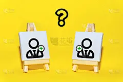 绘有新员工的画架象征着团队成员的招募。计划小组的成立及人员编制。寻找、招聘新的候选人。