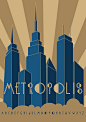 KH-Metropolis Free Typeface : KH-Metropolis is a free Art Deco Typeface inspired by the 1927 Fritz Lang Film, Metropolis