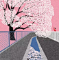 插画｜扁平 和风 : 　　武政 諒 Ryo Takemasa毕业于 武蔵野美術学園，从2010年开始自由插画师生涯。 　　他的作品主要用于书籍杂志的封面，以风景、动物、美食为主。针对不同的期刊，有着不同系列的特点。偏于扁平化的画风，有着日式折
