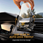 Amazon.com: AINOPE Car Phone Holder Mount, 2021 Upgraded Gravity Phone Holder for Car Vent with Upgraded Hook Clip Auto Lock Hands Free Air Vent Cell Phone Car Mount Compatible with 4-7 inch Smartphone : Cell Phones & Accessories